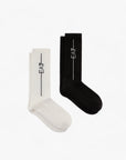EA7 2 Pack Cotton Training Socks With Contrasting Branding | LEVISONS