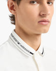 Emporio Armani Regular Fit Cotton Polo T-Shirt | LEVISONS