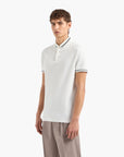 Emporio Armani Regular Fit Cotton Polo T-Shirt | LEVISONS