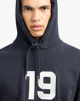 Armani Exchange Regular Fit Cotton Hooded Sweatshirt With Bold Embroidered Branding | LEVISONS
