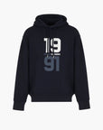 Armani Exchange Regular Fit Cotton Hooded Sweatshirt With Bold Embroidered Branding | LEVISONS