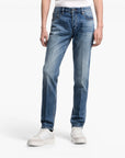 Emporio Armani J75 Slim-Fit Stone-Washed Stretch Denim Jeans | LEVISONS