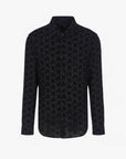 Armani Exchange Regular Fit All Over Logo Button Down Shirt | LEVISONS