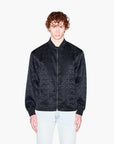 Armani Exchange Regular Fit Monochromatic All Over Logo Jacket With Dual Zip Closure | LEVISONS