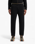 EA7 Gold Label Stretch Jacquard Trousers With Logo Patch | LEVISONS