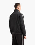 Armani Exchange Signature Logo Crinkle Fabric Jacket | LEVISONS