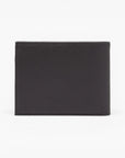 Emporio Armani Leather Bifold Wallet With Metal Eagle Plate | LEVISONS