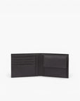 Emporio Armani Leather Bifold Wallet With Metal Eagle Plate | LEVISONS
