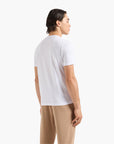 EA7 Regular Fit Gold Label Cotton Crewneck Short Sleeve T-Shirt | LEVISONS
