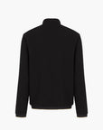 EA7 Gold Label Stretch Jacquard Zip-Up Sweatshirt With Logo Patch | LEVISONS
