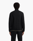 EA7 Gold Label Stretch Jacquard Zip-Up Sweatshirt With Logo Patch | LEVISONS