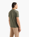 EA7 Regular Fit Gold Label Cotton Crewneck Short Sleeve T-Shirt | LEVISONS