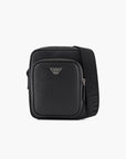 Emporio Armani Regenerated Leather Crossbody Bag With Eagle Plaque | LEVISONS