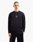 Armani Exchange Icon Regular Fit Cotton Crewneck Sweatshirt | LEVISONS