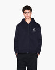 Armani Exchange Regular Fit Icon Cotton Zip Up Sweatshirt | LEVISONS