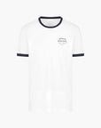Armani Exchange Regular Fit Cotton Crewneck T-Shirt With Contrast Edging And Embroidered Branding | LEVISONS