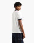 Armani Exchange Regular Fit Cotton Crewneck T-Shirt With Contrast Edging And Embroidered Branding | LEVISONS