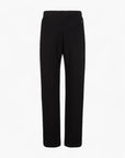 Emporio Armani Cotton Regular Fit Trousers With Decorative Seam | LEVISONS
