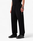 Emporio Armani Cotton Regular Fit Trousers With Decorative Seam | LEVISONS