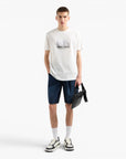 Armani Exchange Regular Fit Cotton Crewneck T-Shirt With Central Branding | LEVISONS