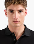 EA7 Regular Fit Gold Label Cotton Jersey Polo Shirt | LEVISONS