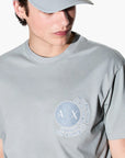Armani Exchange Regular Fit Cotton Crewneck T-Shirt With Embroidered Branding | LEVISONS
