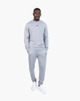 Hugo Blue Knitted-Cotton Sweater With Blue Logo Label | LEVISONS