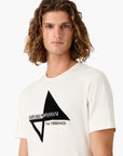 Emporio Armani Regular Fit Crewneck Cotton T-Shirt With Bold Branding | LEVISONS