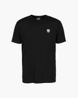 EA7 Premium Shield Comfort Fit Crewneck T-Shirt With Branded Shield Patch | LEVISONS