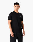 EA7 Premium Shield Comfort Fit Crewneck T-Shirt With Branded Shield Patch | LEVISONS