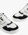 EA7 Two-Tone Low Top Leather Basketball Sneakers | LEVISONS