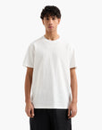 Armani Exchange Regular Fit Tone-On-Tone All Over Logo Mercerised Cotton Crewneck T-Shirt | LEVISONS