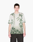 Armani Exchange Regular Plus Fit Cotton Crewneck T-Shirt With Palm Tree Print | LEVISONS