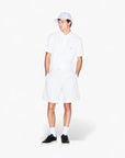 Armani Exchange All Over Logo Cotton Shorts With Elasticated Waistband And Customised Drawstrings | LEVISONS