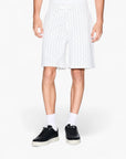 Armani Exchange All Over Logo Cotton Shorts With Elasticated Waistband And Customised Drawstrings | LEVISONS