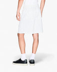 Armani Exchange All Over Logo Cotton Shorts With Elasticated Waistband And Customised Drawstrings | LEVISONS