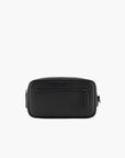 Emporio Armani Smooth Regenerated Leather Washbag With Red Logo Band | LEVISONS