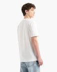 Armani Exchange Regular Fit All Over Logo Cotton Crewneck T-Shirt | LEVISONS