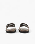 Emporio Armani Suede Leather Sandals | LEVISONS