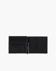 Emporio Armani Regenerated Leather Compact Wallet With Eagle Plate | LEVISONS