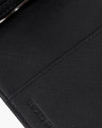 Emporio Armani Regenerated Leather Compact Wallet With Eagle Plate | LEVISONS