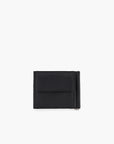 Emporio Armani Regenerated Leather Compact Wallet With Eagle Plate | LEVISONS