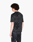 Armani Exchange Regular Fit Cotton Crewneck Paisley Print T-Shirt | LEVISONS