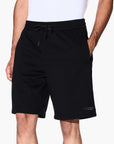 Armani Exchange Regular Fit Milano New York Cotton Shorts With Tonal Logo Script | LEVISONS