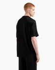 Armani Exchange Regular Fit Cotton Crewneck T-Shirt With Contrasting Logo Tape | LEVISONS
