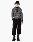 Emporio Armani Wool Blend All Over Logo Pullover | LEVISONS