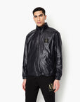 Armani Exchange Icon Logo Zip Up Nylon Windbreaker Jacket | LEVISONS