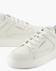 Emporio Armani Light-Weight Leather Sneakers | LEVISONS