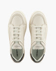 Emporio Armani Light-Weight Leather Sneakers | LEVISONS
