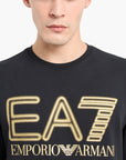 EA7 Cotton Crewneck Sweatshirt With Macro Logo | LEVISONS